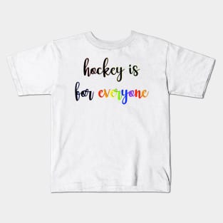 hockey is for everyone Kids T-Shirt